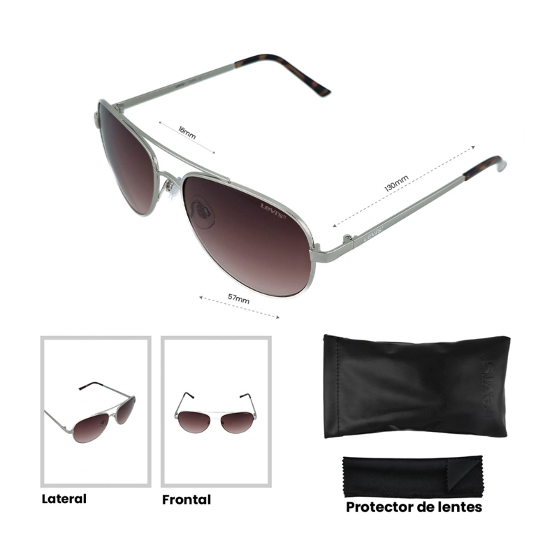 LENTES SOL LEVIS X13049 OUTLOOK - 5