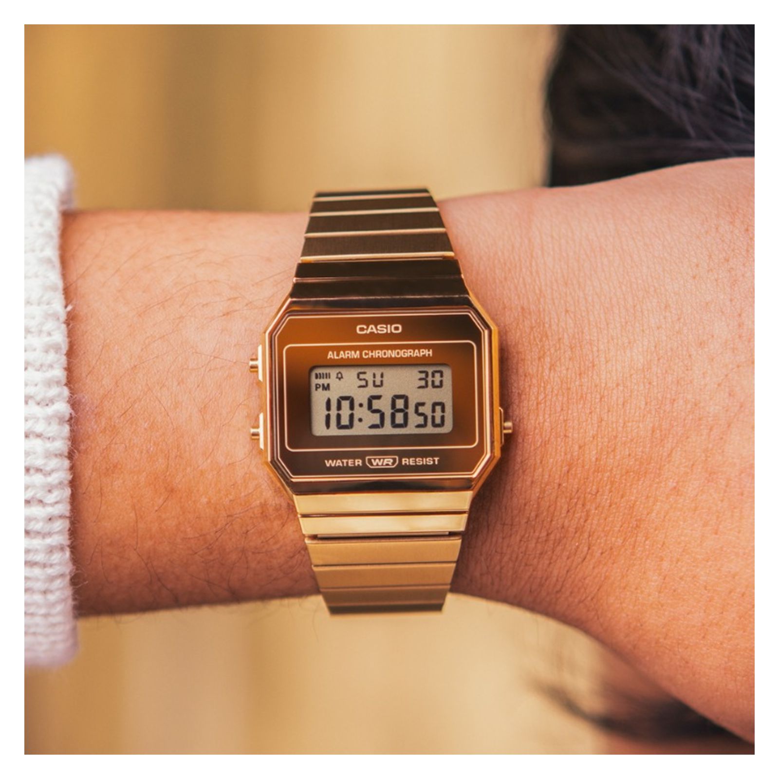 RELOJ CASIO A700WEVG-9ADF UNISEX QUARTZ - 5