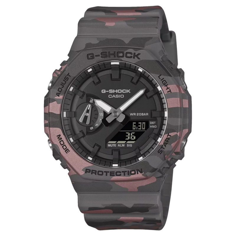RELOJ CASIO GA-2100CM-8ADR QUARTZ - 1