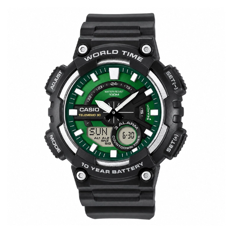 RELOJ CASIO AEQ-110W-3A2VDF QUARTZ - 1
