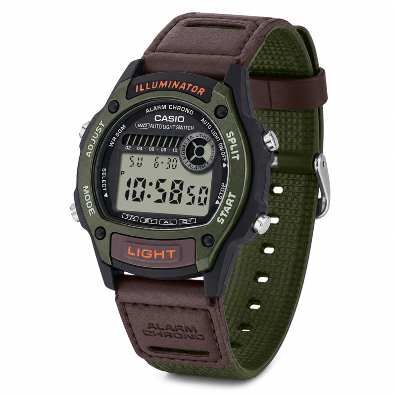 RELOJ CASIO W-220HF-3AVDF HOMBRE QUARTZ - 2