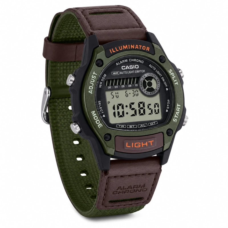 RELOJ CASIO W-220HF-3AVDF HOMBRE QUARTZ - 3