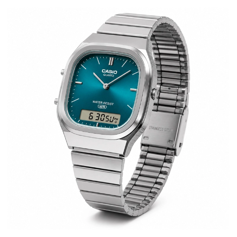 RELOJ CASIO AQ-240E-3A UNISEX QUARTZ - 3