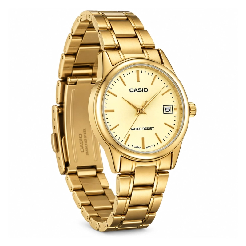 RELOJ CASIO LTPV002G-9AUDF UNISEX QUARTZ - 2