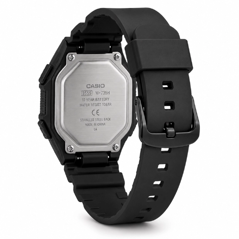 RELOJ CASIO W-738H-1BVDF HOMBRE QUARTZ - 4