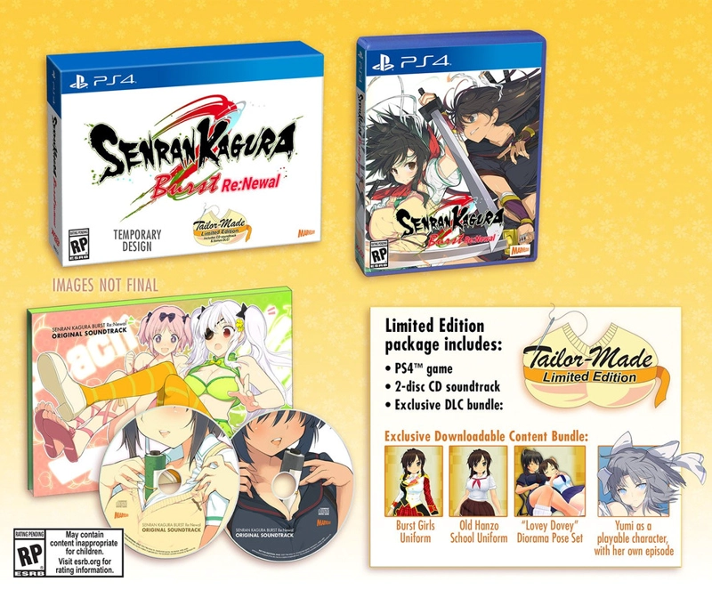 SONY SENRAN KAGURA BURST RE: NEWAL - TAILOR-MADE EDITION - PS4