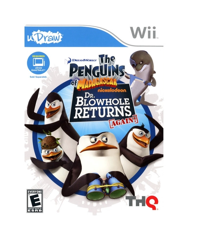 NINTENDO JUEGO RETRO NINTENDO PENGUINS OF MADAGASCAR DR BLOWHOLE RETURNS AGAIN WII SNIPER