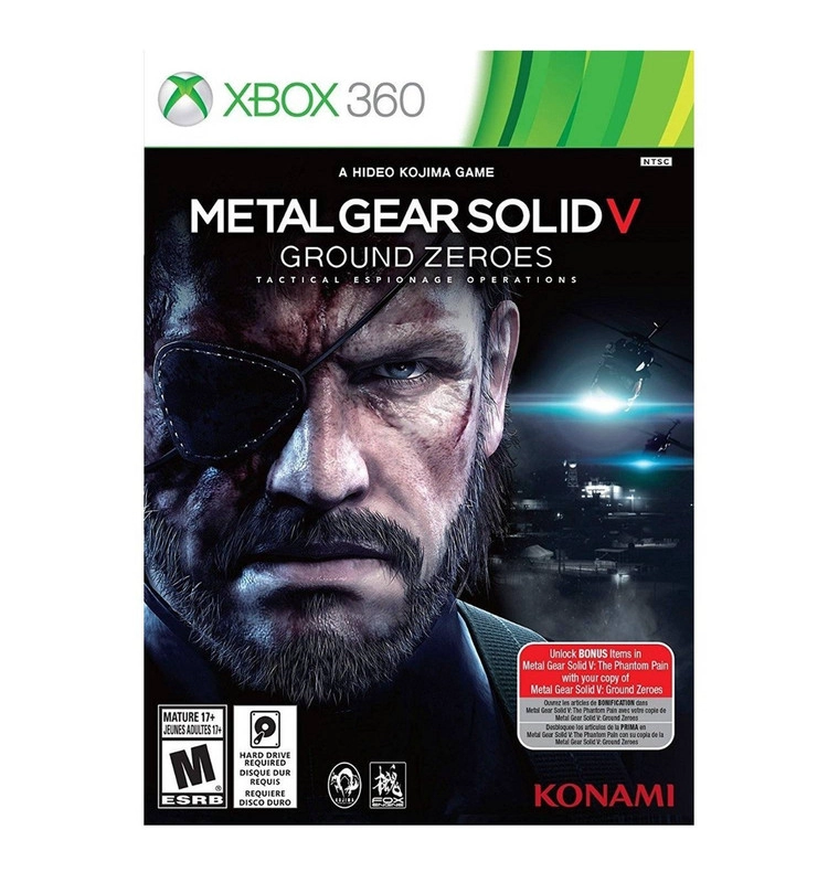 JUEGO RETRO MICROSOFT METAL GEAR SOLID 5 GROUND ZEROES XBOX 360 FÍSICO SNIPER