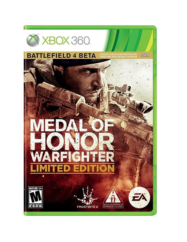 JUEGO RETRO MICROSOFT MEDAL OF HONOR WARFIGHTER LIMITED ED. XBOX 360 SNIPER