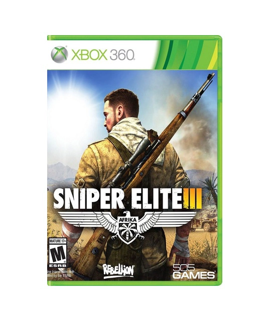 JUEGO RETRO MICROSOFT SNIPER ELITE 3 XBOX 360 FÍSICO SNIPER