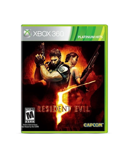 JUEGO RETRO MICROSOFT RESIDENT EVIL 5 XBOX 360 FÍSICO SNIPER
