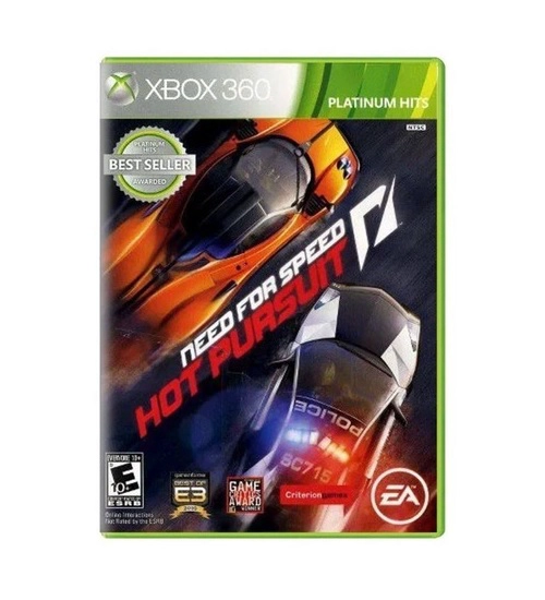 JUEGO RETRO MICROSOFT NEED FOR SPEED HOT PURSUIT XBOX 360 FÍSICO SNIPER