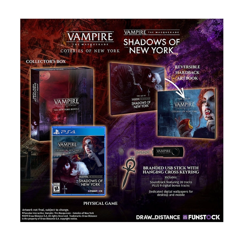 SONY JUEGO PS4 SONY VAMPIRE THE MASQUERADE COTERIES & SHADOW OF NY C.E.