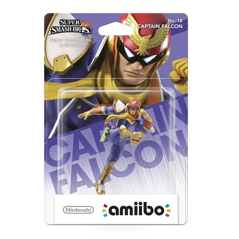 NINTENDO FIGURA NINTENDO AMIIBO CAPTAIN FALCON - SMASH BROS - SNIPER