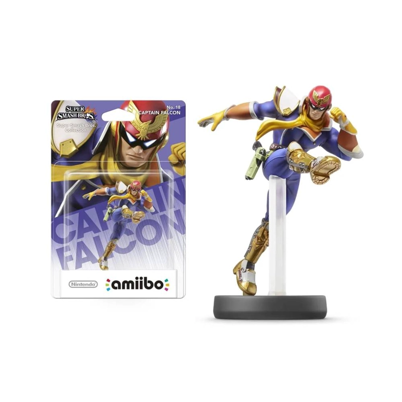 FIGURA NINTENDO AMIIBO CAPTAIN FALCON - SMASH BROS - SNIPER - 2