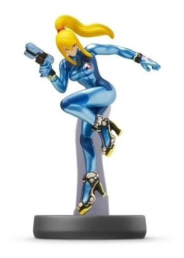 FIGURA NINTENDO AMIIBO SAMUS ZERO - SMASH BROS - SNIPER - 2