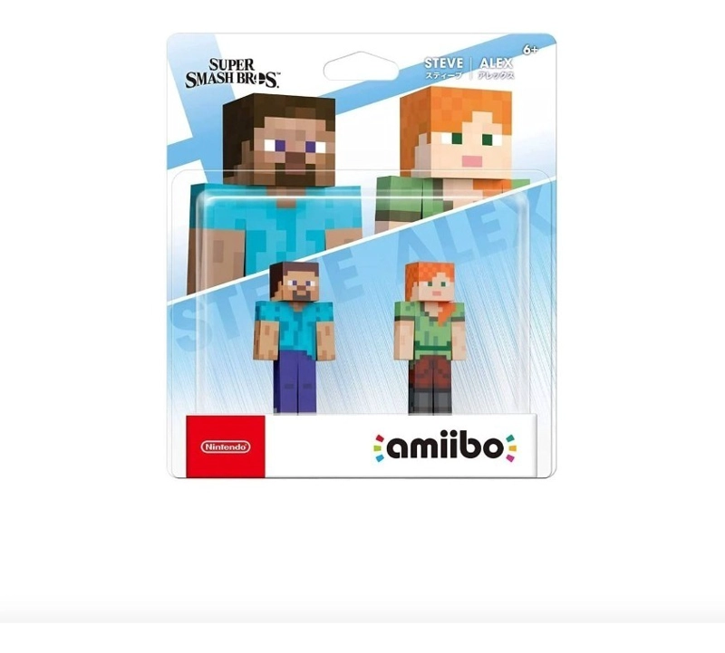 NINTENDO FIGURA AMIIBO NINTENDO STEVE ALEX- SUPER SMASH BROS - SNIPER