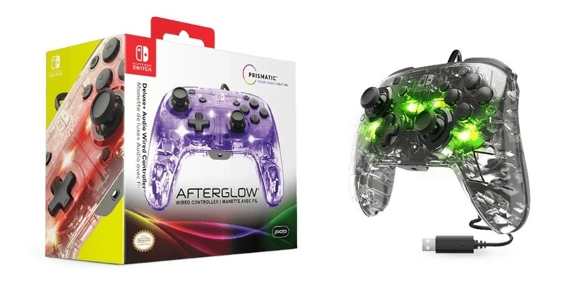 CONTROL NINTENDO SW AFTERGLOW DELUXE+AUDIO WIRED CONTROLLER - 1