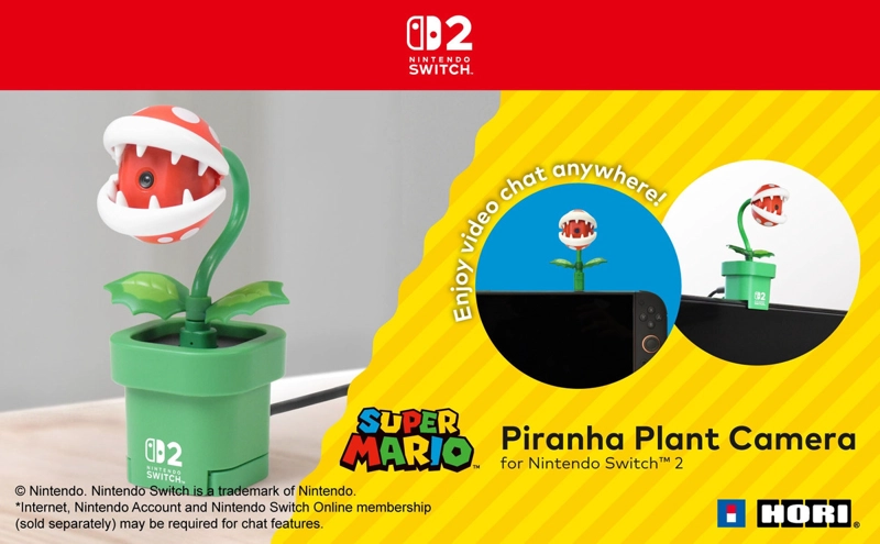 CAMARA DE LA PLANTA PIRAÑA PARA NINTENDO SWITCH 2 MARCA HORI - 4