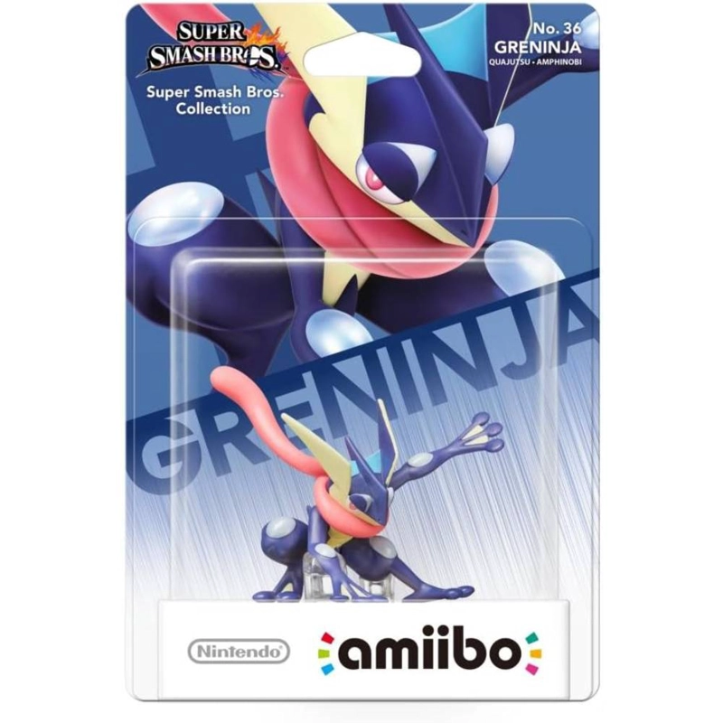 FIGURA NINTENDO AMIIBO GRENINJA - SUPER SMASH BROS - SNIPER - 1