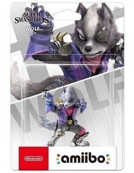FIGURA NINTENDO AMIIBO WOLF - SUPER SMASH BROS- SNIPER - 1