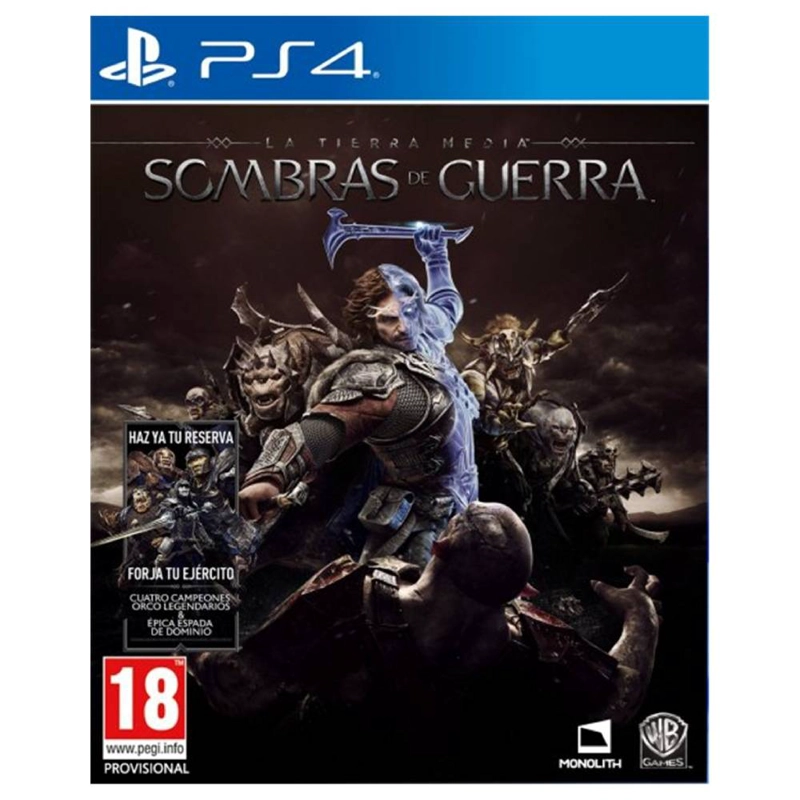 SONY MIDDLE-EARTH SHADOW OF WAR - JUEGO FISICO PS4 - SNIPER GAME