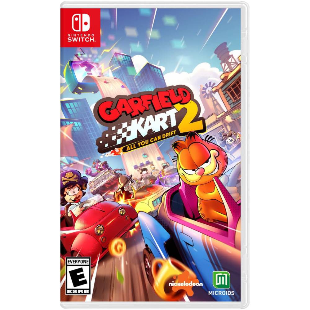 NINTENDO GARFIELD KART 2 - ALL YOU CAN DRIFT SWITCH - SNIPERCL