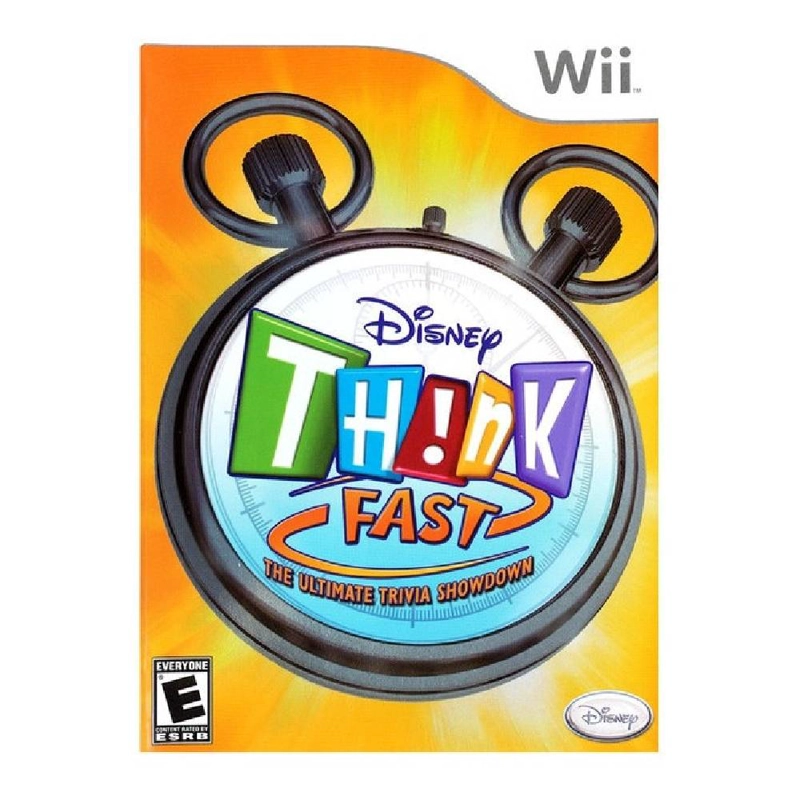 DISNEY THINK FAST THE ULTIMATE TRIVIA SHOWDOWN -WII-SNIPER - 1