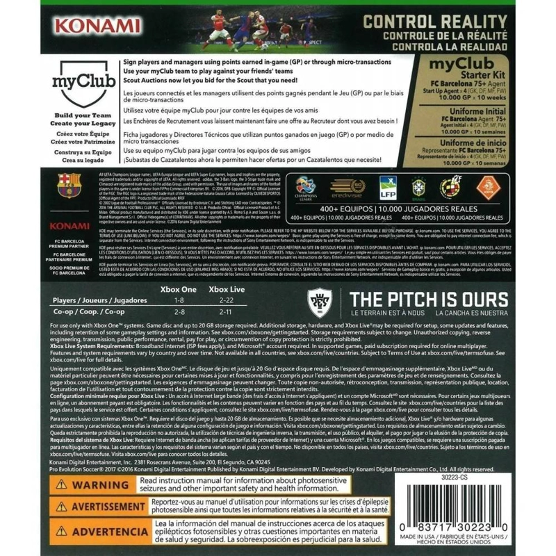 PRO EVOLUTION SOCCER 2017 - XBOX ONE - 2