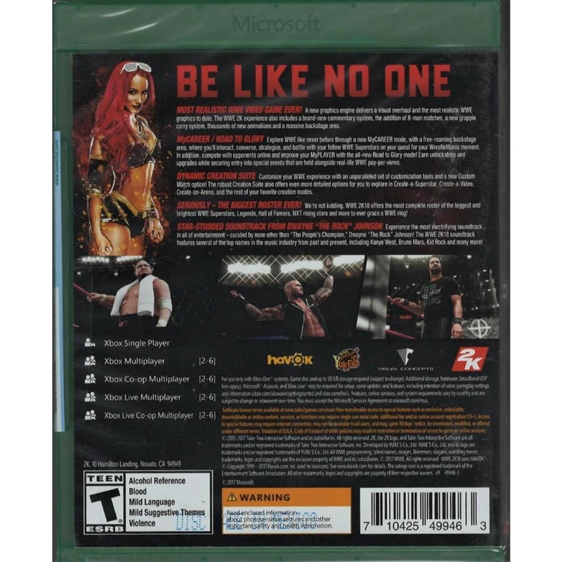 WWE 2K18 - XBOX ONE - 2