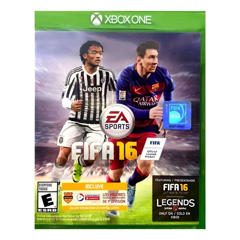 MICROSOFT FIFA 16 (CLUBES ARGENTINOS) - XBOX ONE