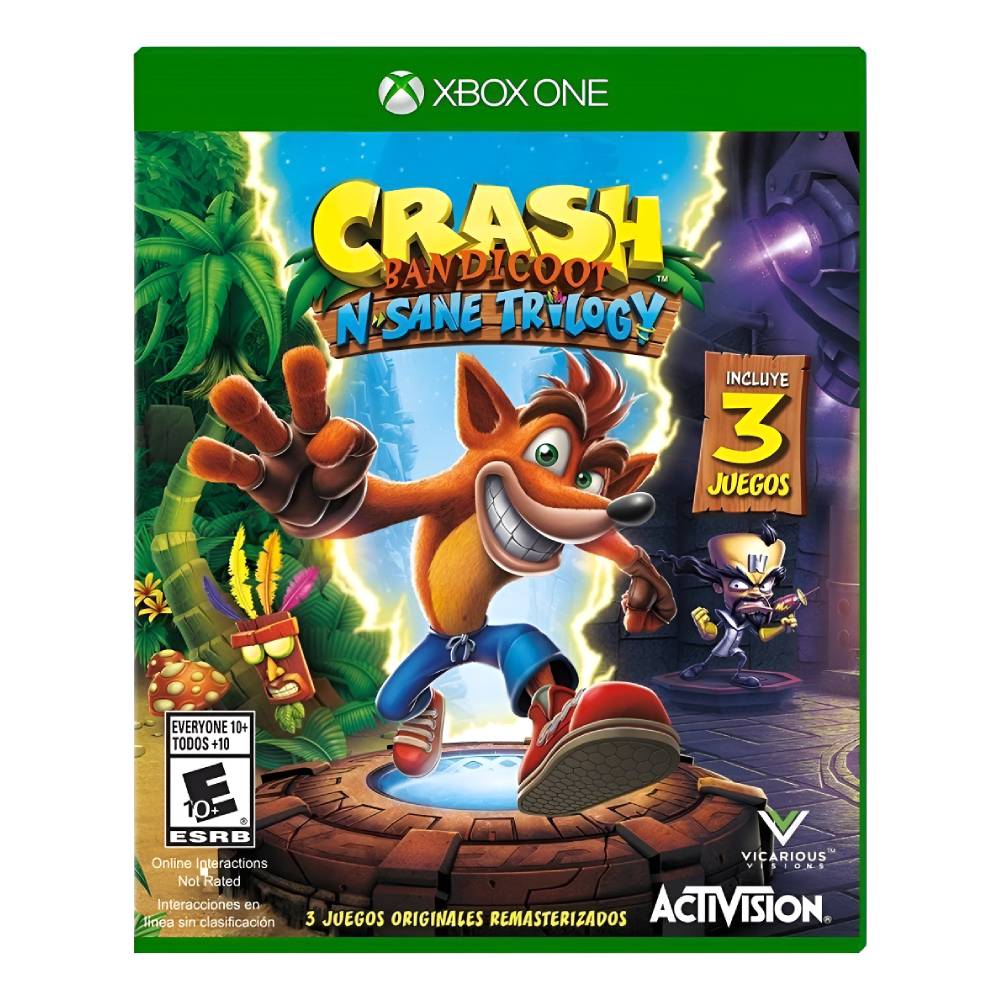 MICROSOFT CRASH BANDICOOT: N. SANE TRILOGY STANDARD EDITION XBOX  X