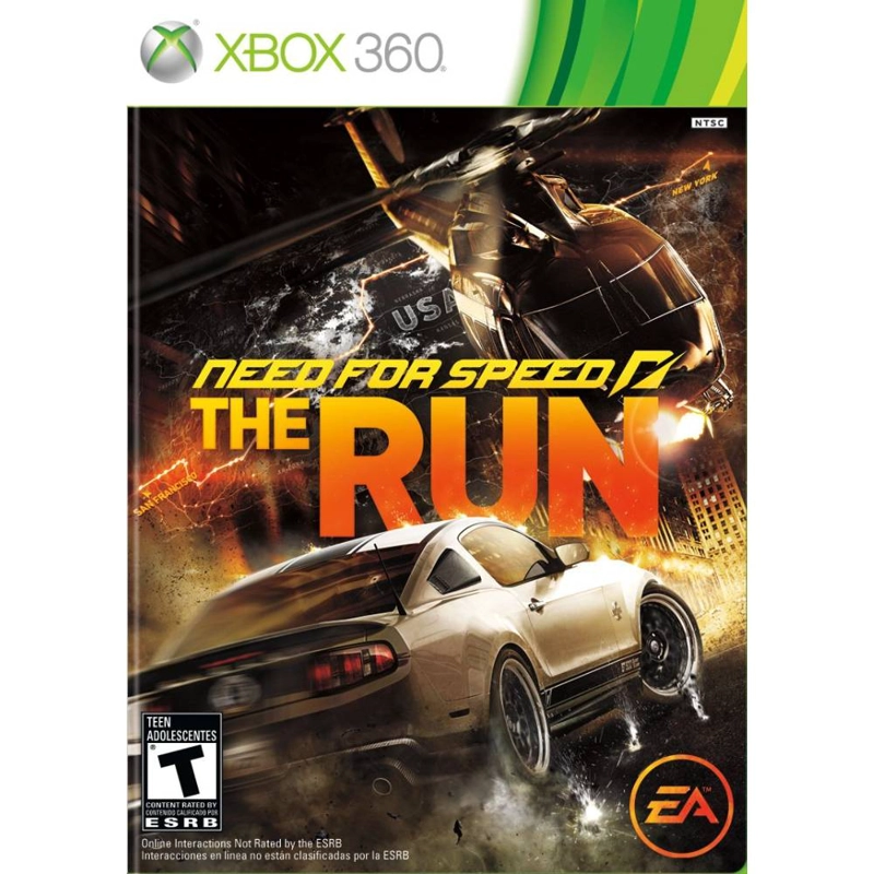 MICROSOFT NEED FOR SPEED THE RUN - XBOX 360
