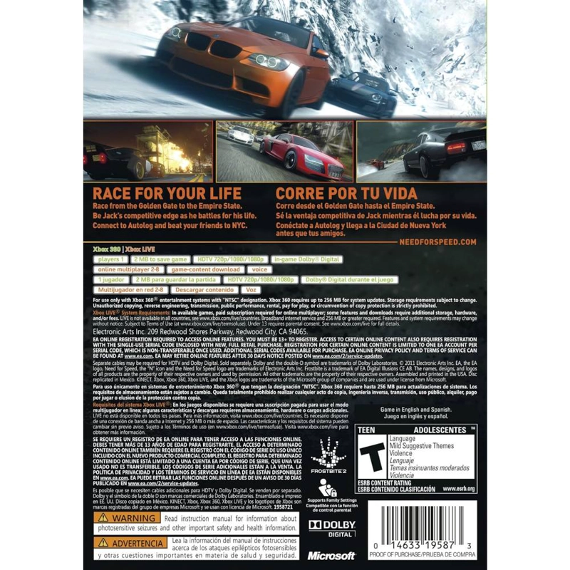NEED FOR SPEED THE RUN - XBOX 360 - 2