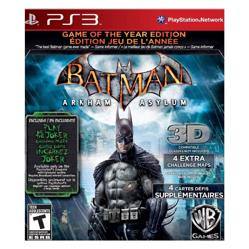 SONY BATMAN: ARKHAM ASYLUM - PLAYSTATION 3