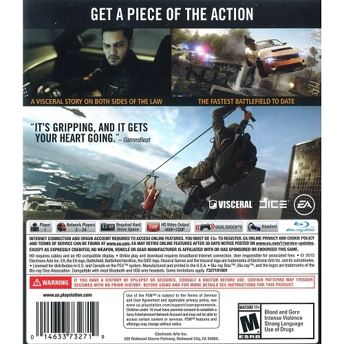 BATTLEFIELD HARDLINE - PLAYSTATION 3 - 3