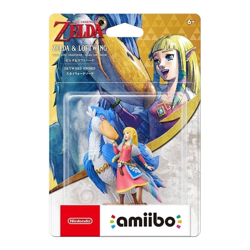 FIGURA AMIIBO ZELDA & LOFTWING - SKYWARD SWORD - SNIPER - 1