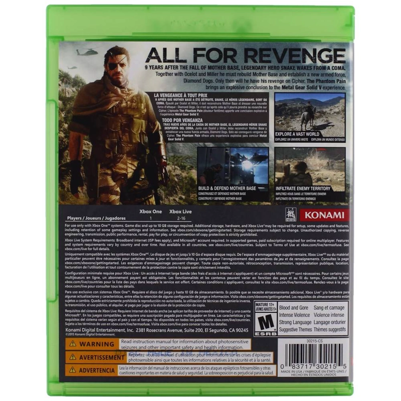 METAL GEAR SOLID V: THE PHANTOM PAIN - XBOX ONE - 2