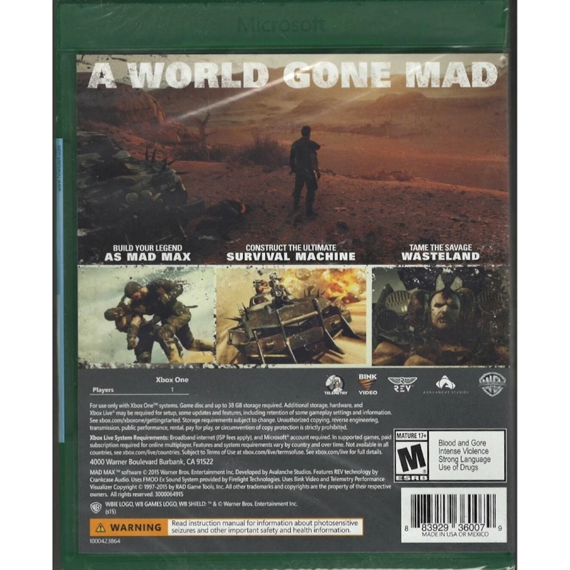 MAD MAX - XBOX ONE - 3