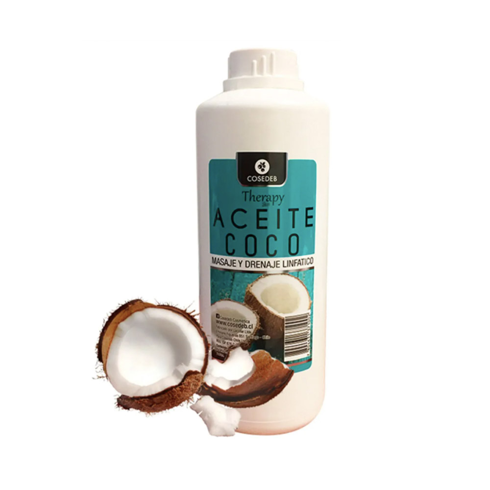ACEITE CORPORAL COSMETICAVAL COCO MASAJE RELAJACIÓN Y LINFÁTICO LITRO - 1