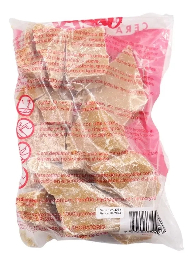 CERA DEPILATORIA RIZZO 1 KG NATURAL - 4