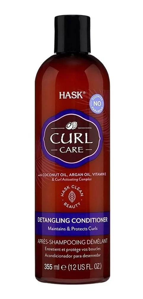 SHAMPOO ACONDICIONADOR TERMO PROTECTOR HASK PARA RULOS CVL - 3