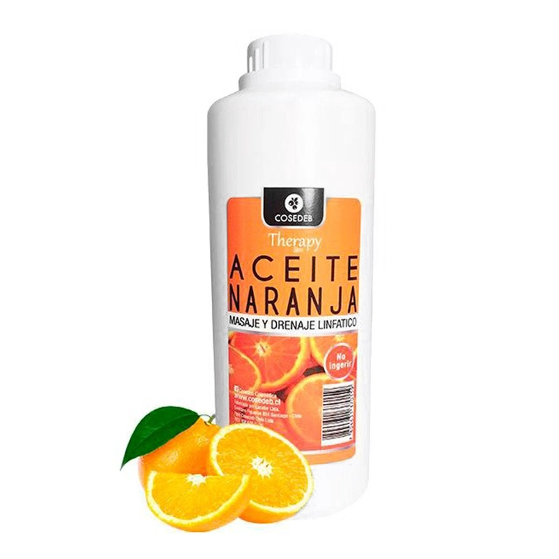 ACEITE DE NARANJA MASAJES PROFESIONAL RELAJACION Y LINFATICO - 1