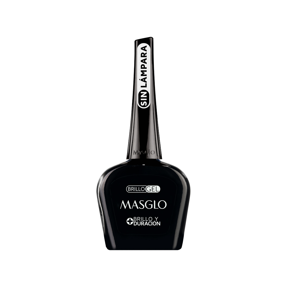 ESMALTE MASGLO TOP GEL BRILLO ESMALTADO 13,5ML DURA 10 DÍAS SIN LÁMPARA CVL - 1