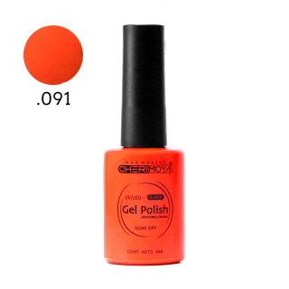 ESMALTE DE UÑAS CHERIMOYA CVL 091 8 ML GEL COLOR ESMALTADO PERMANENTE - 1