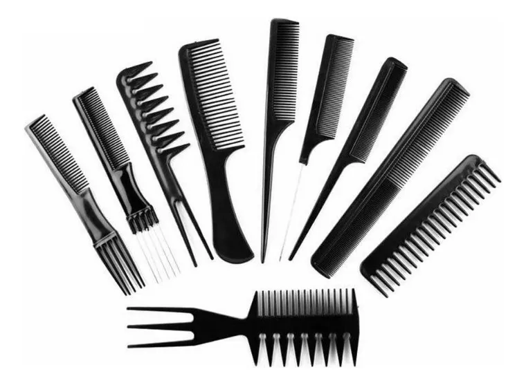 SET 10 PEINETAS COSMETICAVAL PELUQUERÍA PROFESIONAL - 1
