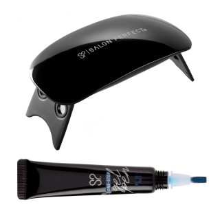 KIT ESMALTADO SALÓN PERFECT PERMANENTE ONE STEP + LÁMPARA LED - 1