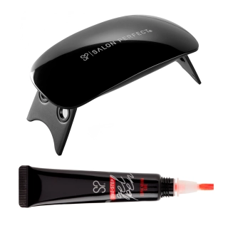 KIT ESMALTADO SALÓN PERFECT PERMANENTE ONE STEP + LÁMPARA LED - 1