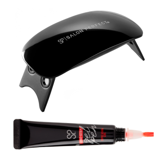 KIT ESMALTADO SALÓN PERFECT PERMANENTE ONE STEP + LÁMPARA LED - 1