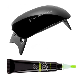 KIT ESMALTADO SALÓN PERFECT PERMANENTE ONE STEP + LÁMPARA LED - 1